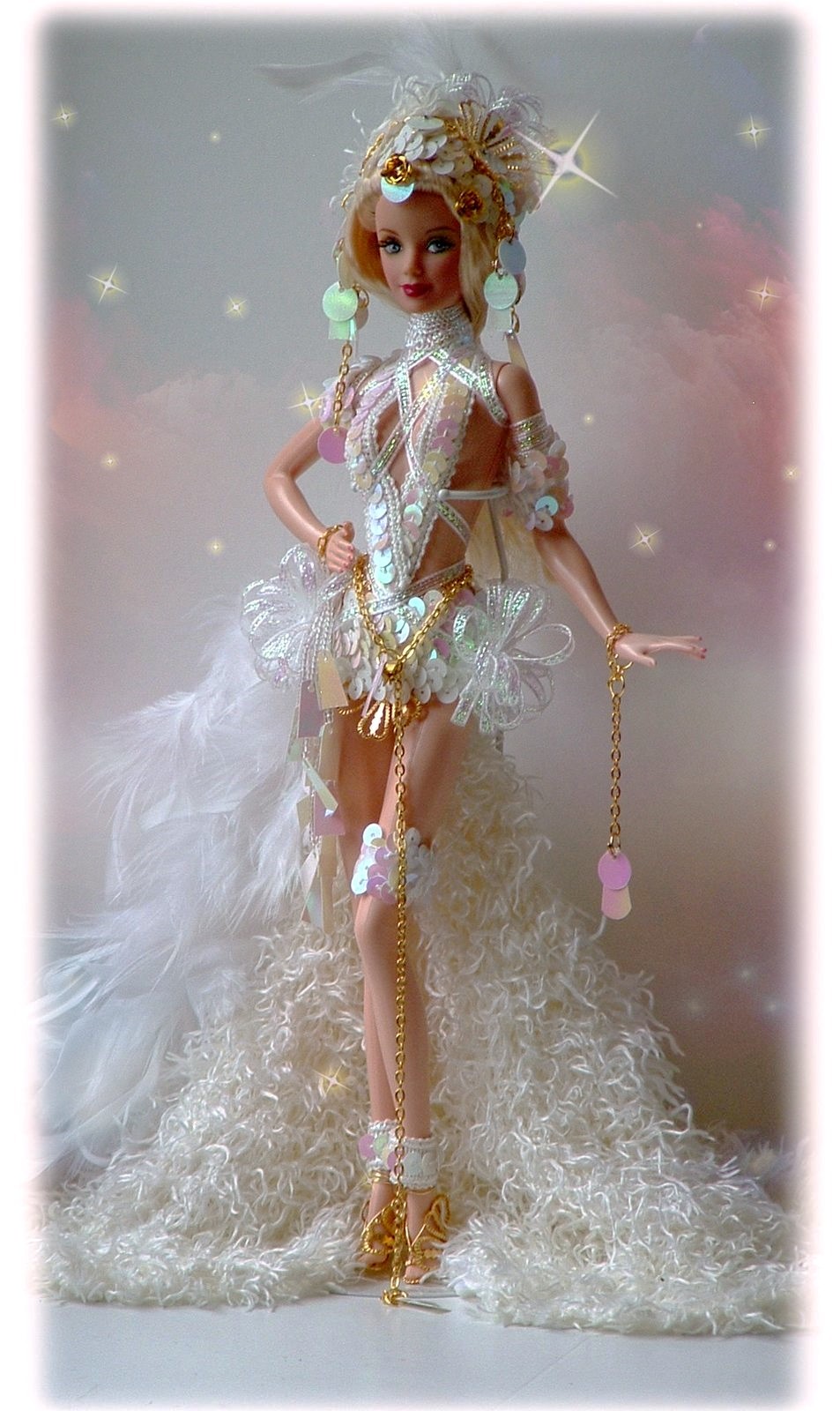 OOAK Barbie as Vegas Rockette - Fantasy