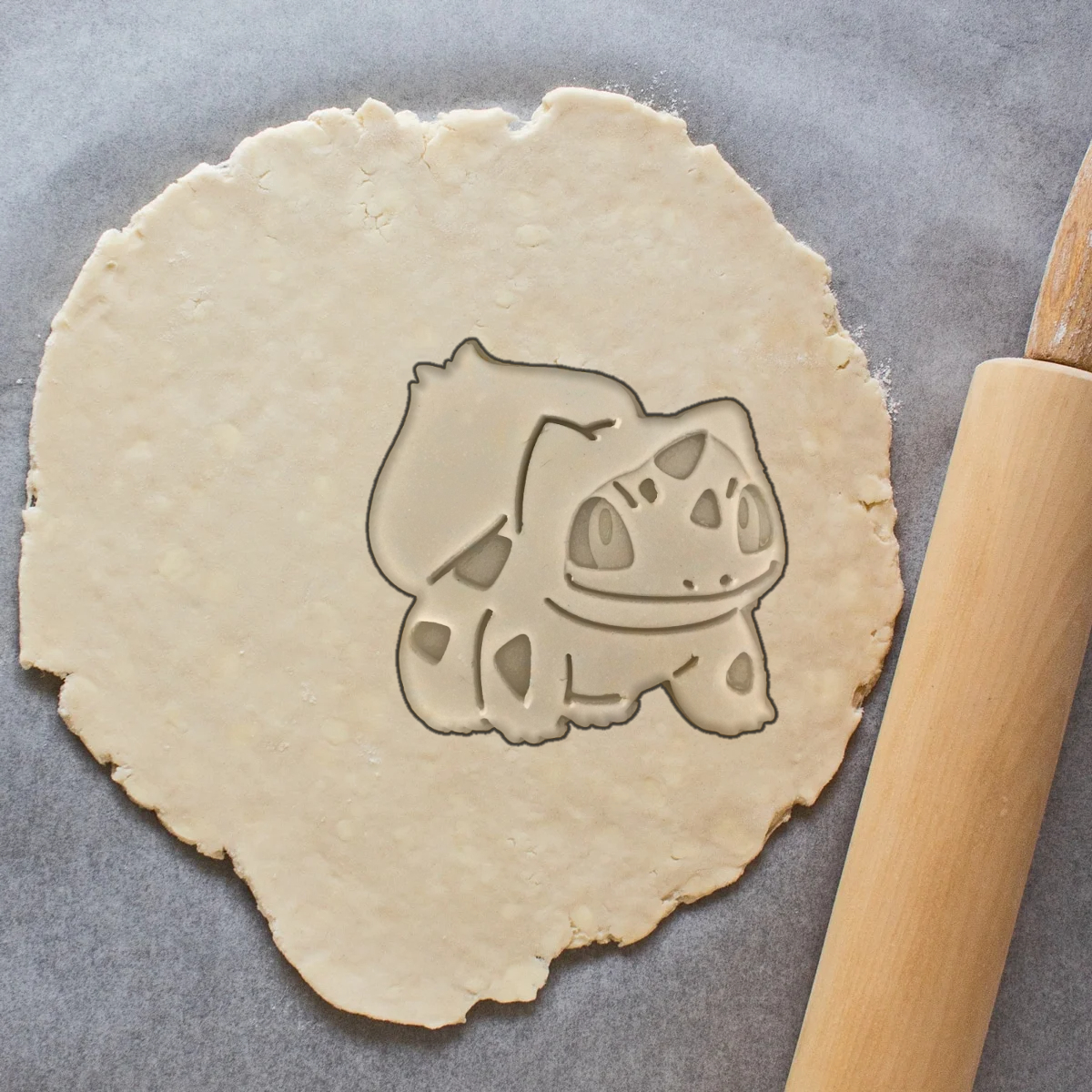 Pokemon Cookie Cutter Set - Pikachu, Bulbasaur, Charmander, Squirtle (4 Pieces)