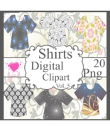 Shirts Digital Clipart Vol. 5 - $2.50