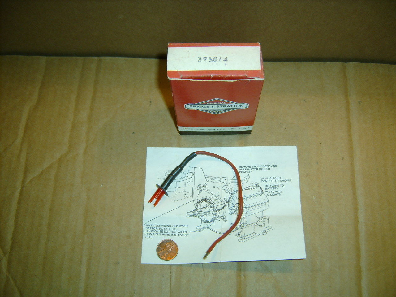 Briggs Stratton Charging Diode Assembly part 393814 33415 *New*OD