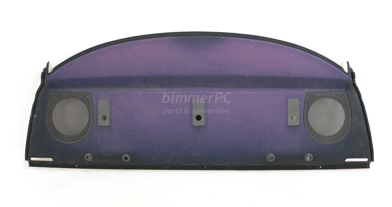 BMW E46 Sedan Black Rear Parcel Shelf Tray Deck Panel Trim 330i 1999