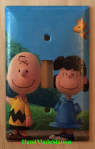 Peanuts Charlie Brown Lucy Woodstock Light Switch Outlet Wall Cover Plate Decor image 4
