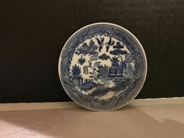 Blue Willow Toy Saucer Japan. 3 7/8&quot; Wide Pristine Condition. Very nice ... - $10.88