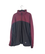 Nordictrack Pullover Long Sleeve Sweatshirt XL Mens Black Burgundy Pockets - $19.79
