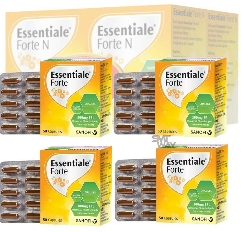 Essentiale Forte N 50'S X 4 Liver Detox & Support Liver Tonic Supplement FS