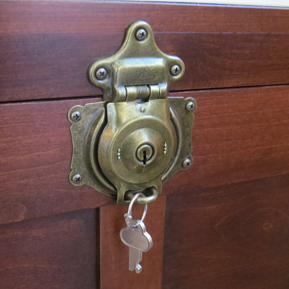 36½" CEDAR HOPE CHEST Amish Handmade Trunk with Brass & Leather Hardware USA Trunks & Chests