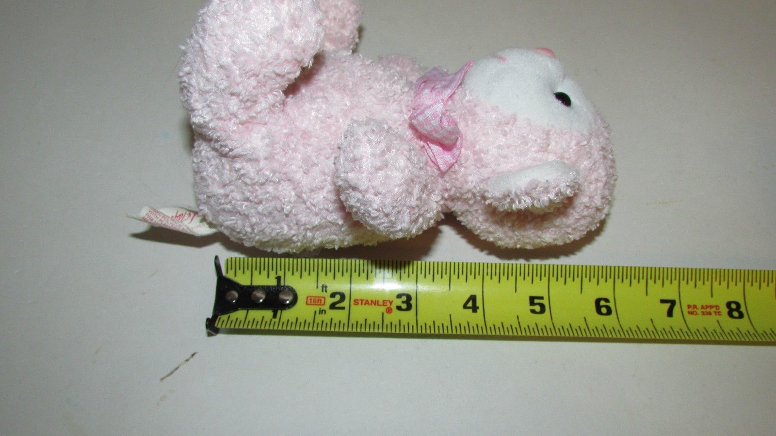 pink lamb stuffed animal