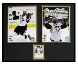 Max Talbot Signed Framed 16x20 Photo Set UDA Penguins Stanley Cup image 1