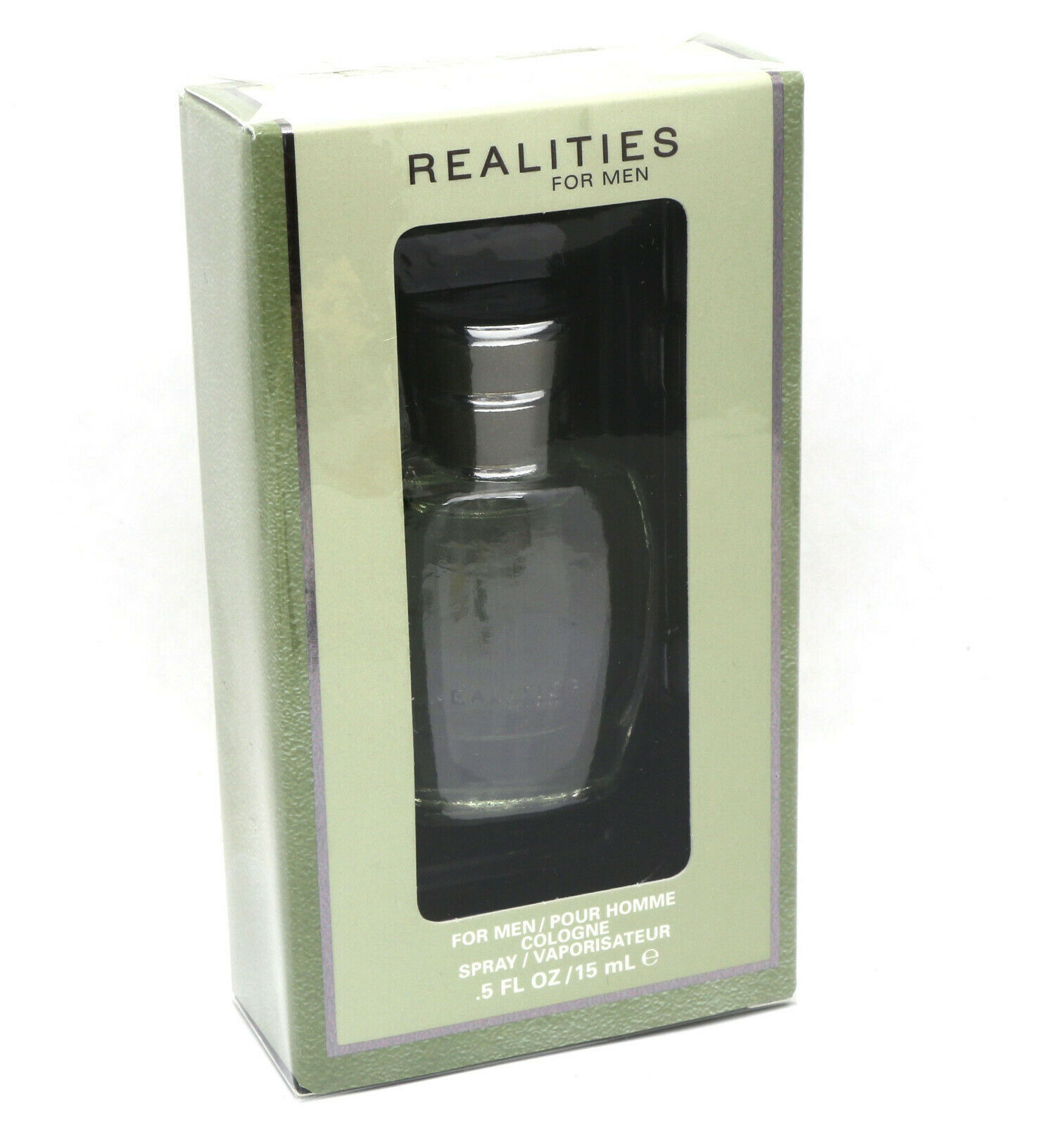 Realities Travel Size Cologne for Men .5 oz / 15 ml New in Sealed