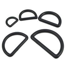 100 Pcs Plastic D Dee Rings Webbing Belt Buckles Bag 10 12 16 19 25 32 38mm - $4.99+