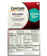 2 Boxes Centrum Wellness Packs Women 50 &amp; Up Daily Multivitamin 30 Daily... - $38.99