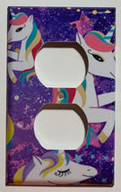 Siwa Unicorn Light Switch Toggle GFI Outlet wall Cover Plate Home Decor image 14