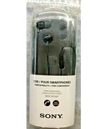 SONY EARBUD w/MIC (BLACK) HEADPHONES (MDR-EX15AP)*BRAND NEW IN RETAIL BOX!! - $17.75