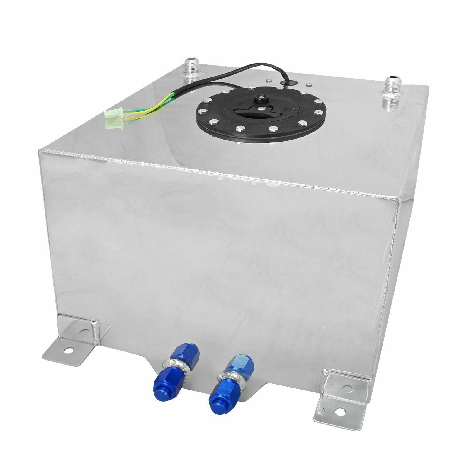 15 GALLON 57 LITER ALUMINUM FUEL CELL GAS TANK & LEVEL SENDER RACING