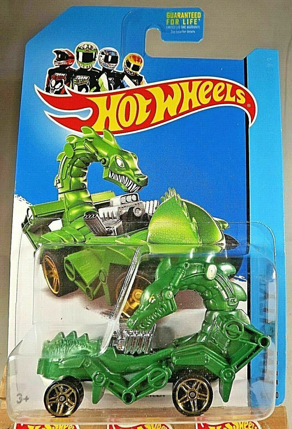 2014 Hot Wheels #66 HW City-Medieval Rides RODZILLA Green Variant w ...