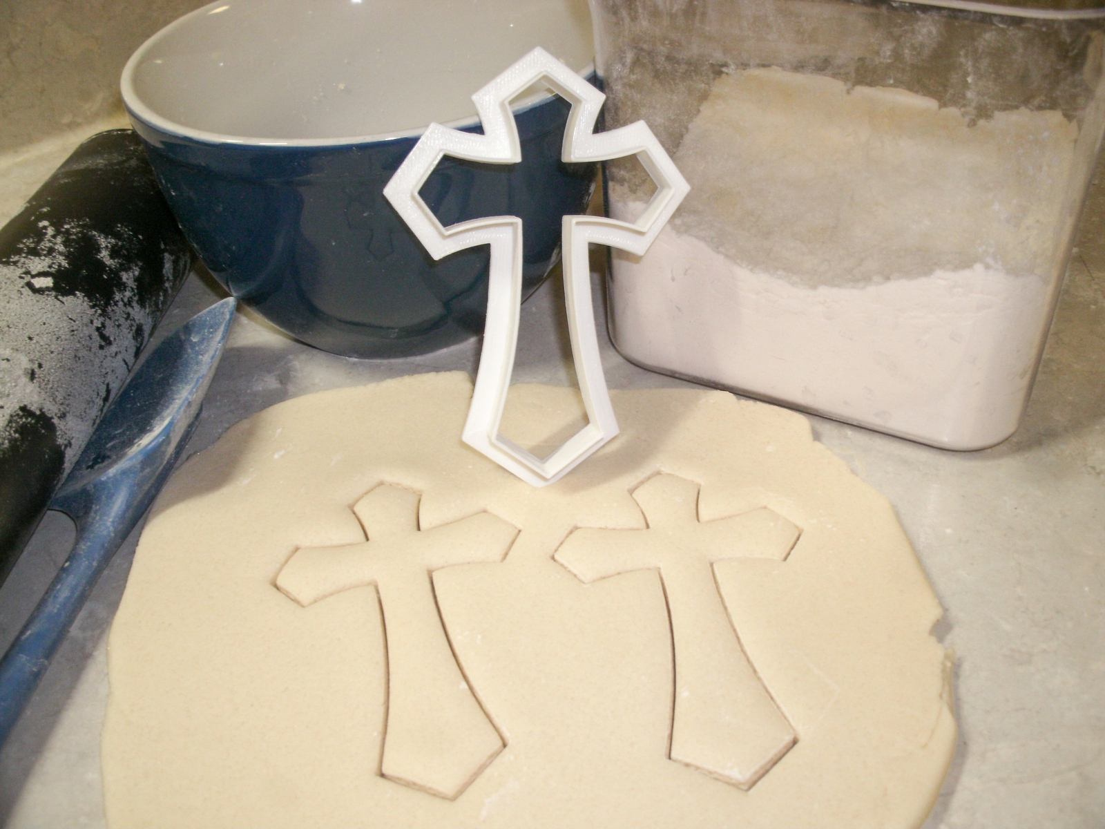 Cross Church Religious Christian Cookie Cutter Baking Tool 3D Printed