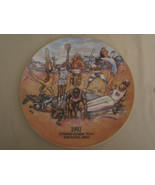 1992 SUMMER OLYMPICS Collector Plate BARCELONA, SPAIN Anheuser Busch BUD... - $19.99