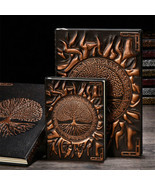 Embossed Life Tree Leather Retro Vintage Journal Notebook Lined Paper Diary - £12.71 GBP+