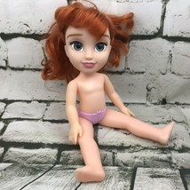 Disney Frozen Princess Anna Toddler Doll Nude Redhead Jakks Pacific Toy - $14.84