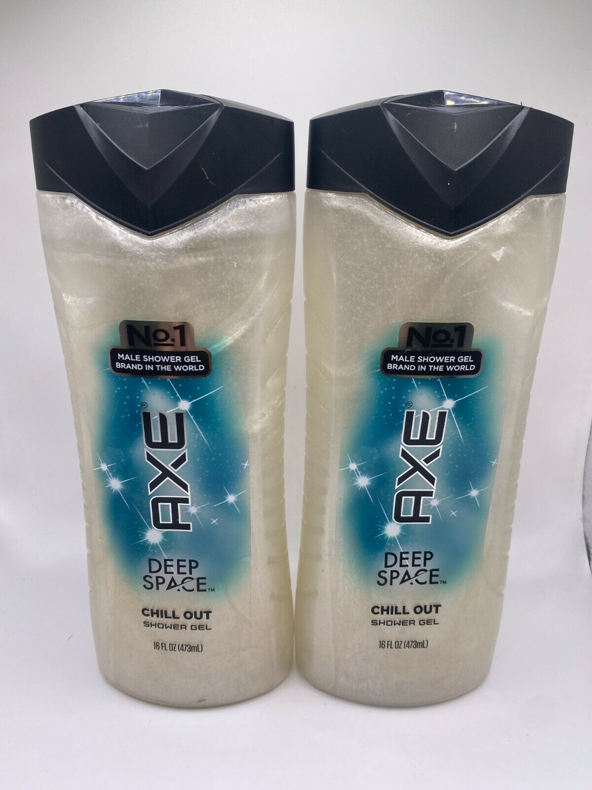 (2) Axe Deep Space Chill Out Shower Gel Large Bottle 16 oz Discontinued Hard To  - $84.99