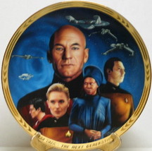 Star Trek: The Next Generation Yesterday's Enterprise Episode Plate 1994 COA BOX - $24.18