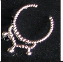 Vintage Barbie doll accessory tiara style shiny silver necklace vintage ... - $9.99
