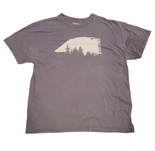 MARMOT Mountain Climbing T-Shirt Gray Graphic Logo Men's Size XXL - $11.83