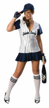 NASTY CURVES SOFTBALL PLAYER ADULT HALLOWEEN COSTUME WOMEN&#39;S SIZE X-SMALL - £21.68 GBP