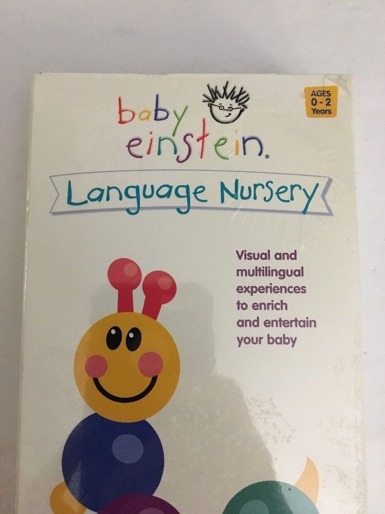 Baby Einstein Language Nursery Vhs Tested Rare Vintage Collectible