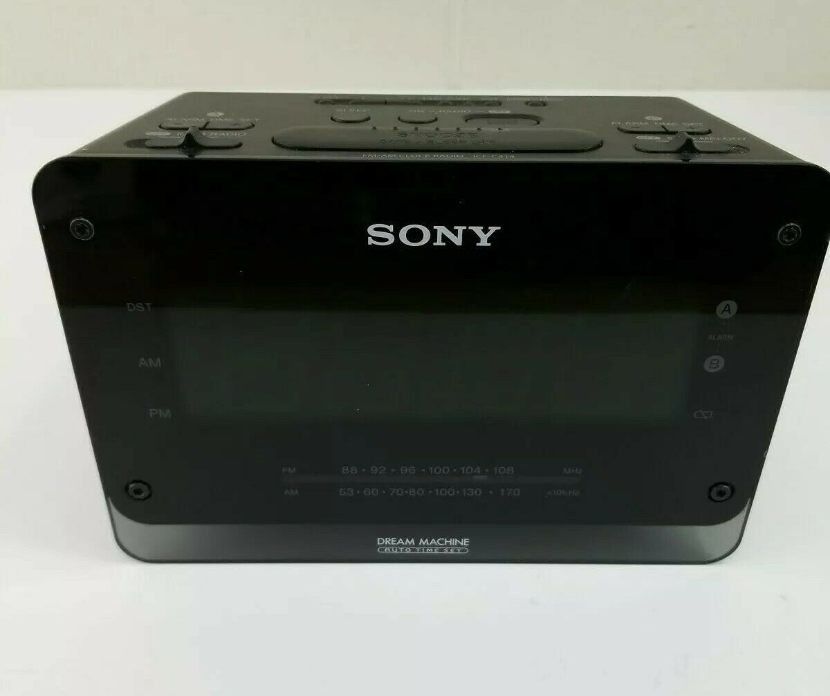 Sony Dream Machine Digital LED Clock Radio FM/AM Dual Alarm Model ICF