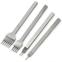 Bluemoona 1 2 4 6 HOLE leather tools CHISELS PUNCHES LACING Lacing PUNCH... - $12.99