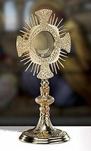 Cross and Rays Monstrance with Luna - $197.93