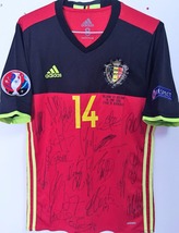 Jersey / Shirt Belgium Adidas Uefa Euro 2016 #14 Mertens - Autographed  by Squad - $1,250.00