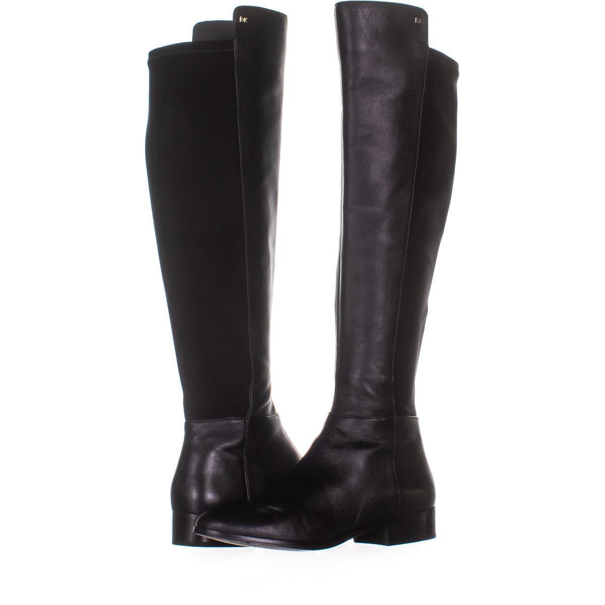 michael michael kors bromley leather boots