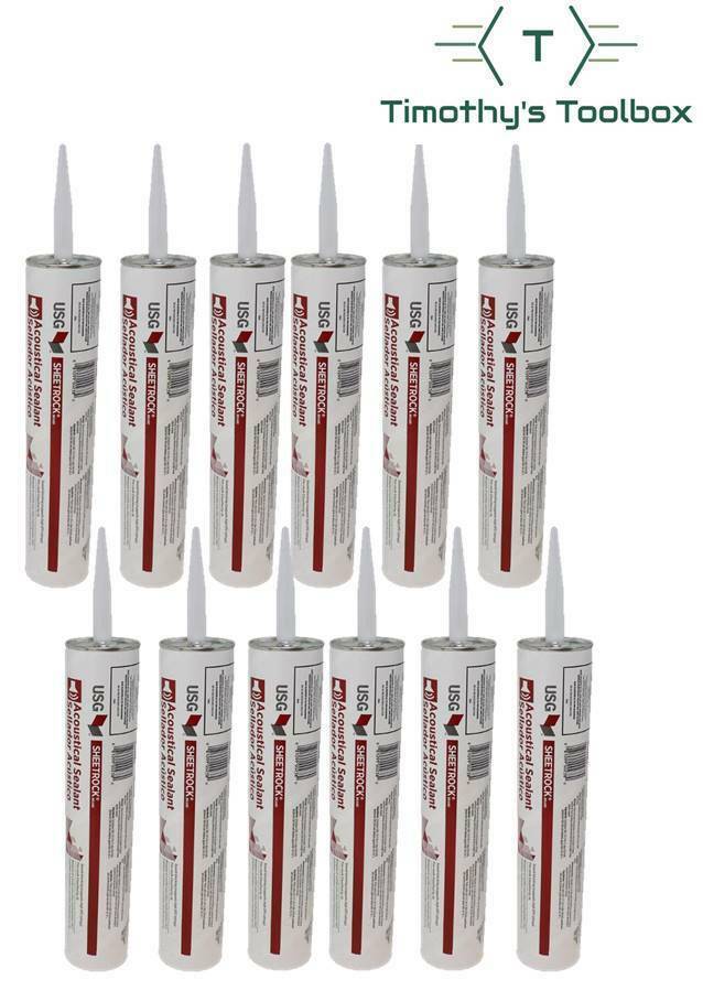 USG Sheetrock Acoustical Sealant 30250 29 OZ 12 pack Caulks & Sealants