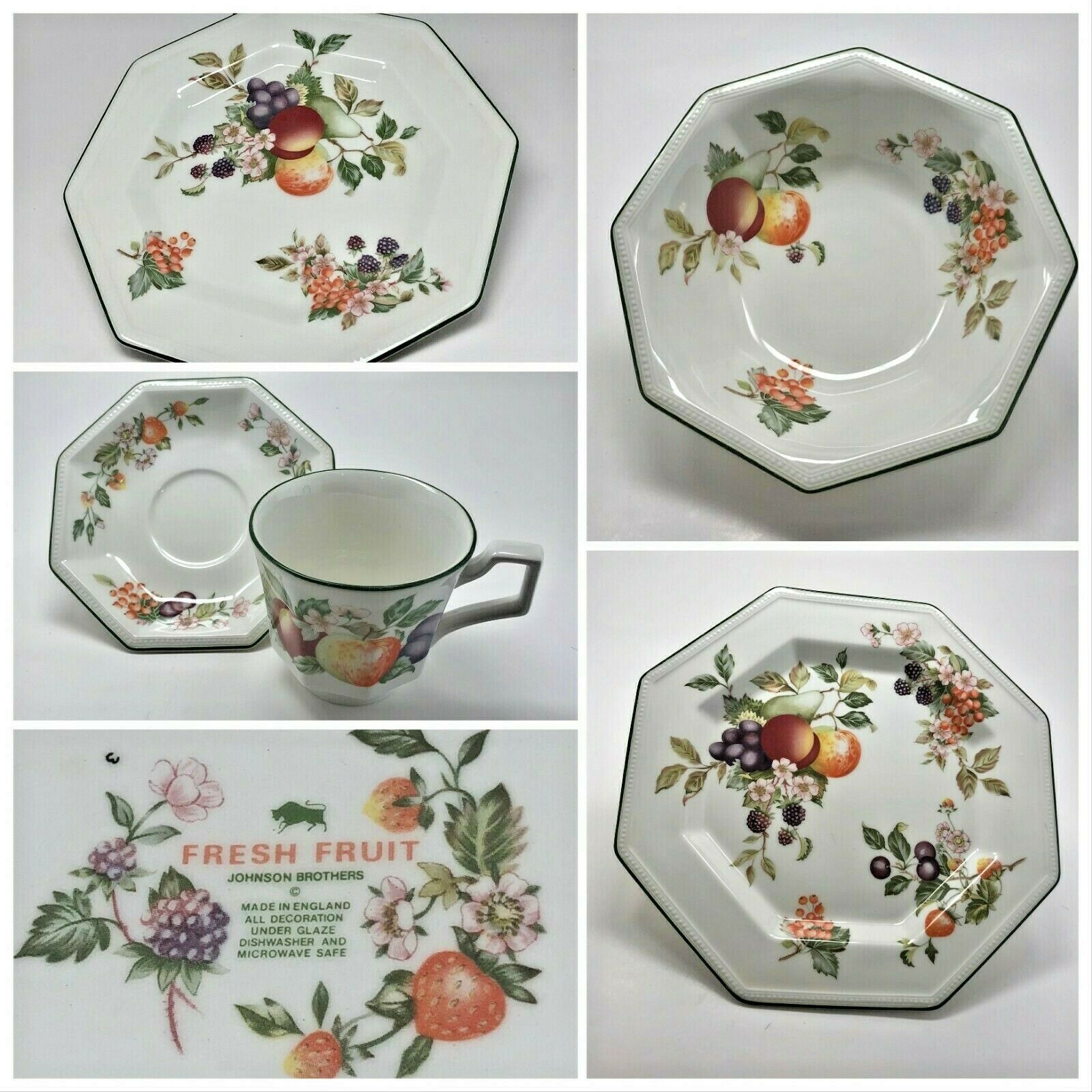Johnson Brothers Fresh Fruit Octagonal Dinnerware Collection