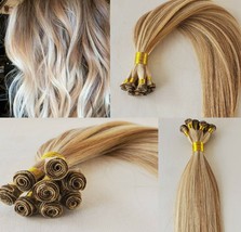 18", 20″, 22" Hand-Tied Weft, 100 grams, Human Remy Hair Extensions #27/613 - $212.84+