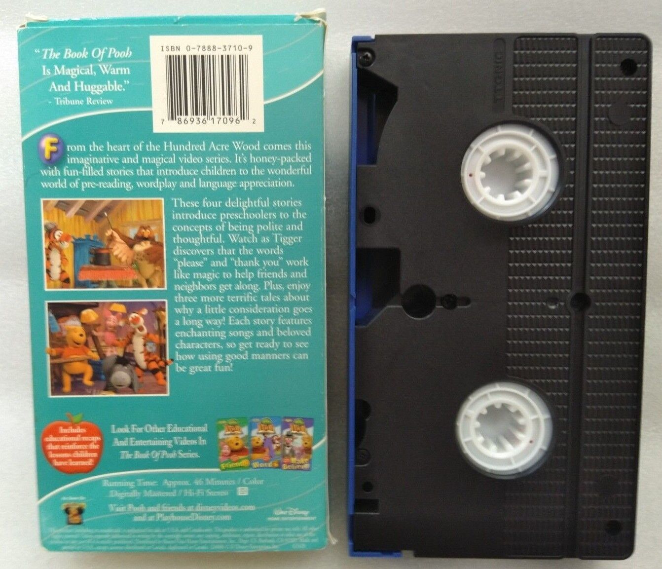 VHS Winnie the Pooh - Book of Pooh - Fun With Manners (VHS, 2002) - VHS ...