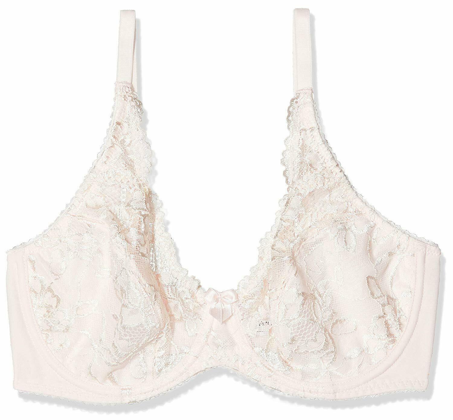 Charnos SOFT PINK Rosalind Underwired Full Cup Bra, US 38DDD/F, UK 38E ...