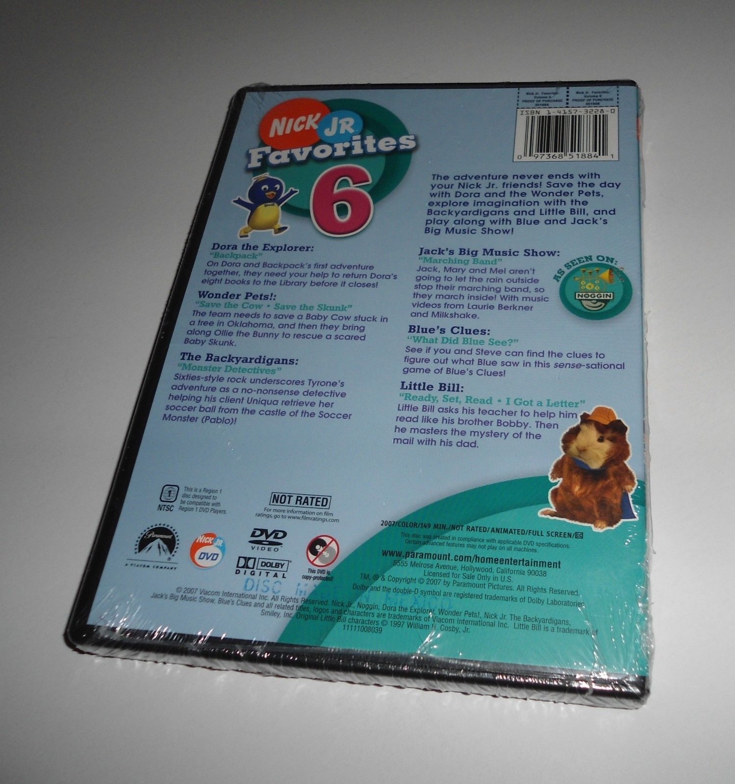 Nick Jr. Favorites Vol. 6 Dora Explorer Blue's Clues Nickelodeon (DVD ...