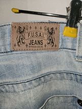 * F.U.S.A.I. - FUSAI - Relaxed Fit - Men's Jeans -  See Pics For Measurement image 5