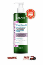 Vichy Dercos Vitamin A.C.E. Shine Shampoo 250ml Acai Berry & Aloe Vera Dull Hair - $25.24