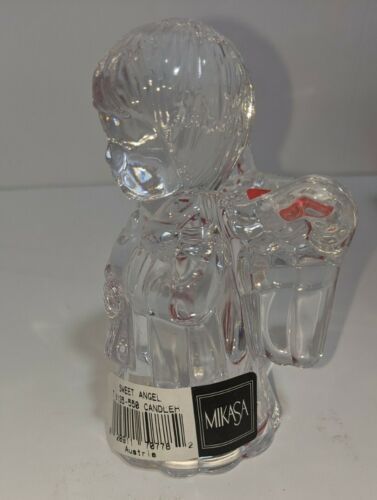 Primary image for Mikasa Sweet Angel 4 inch Candle holder Excellent Condition Box Crystal Taper