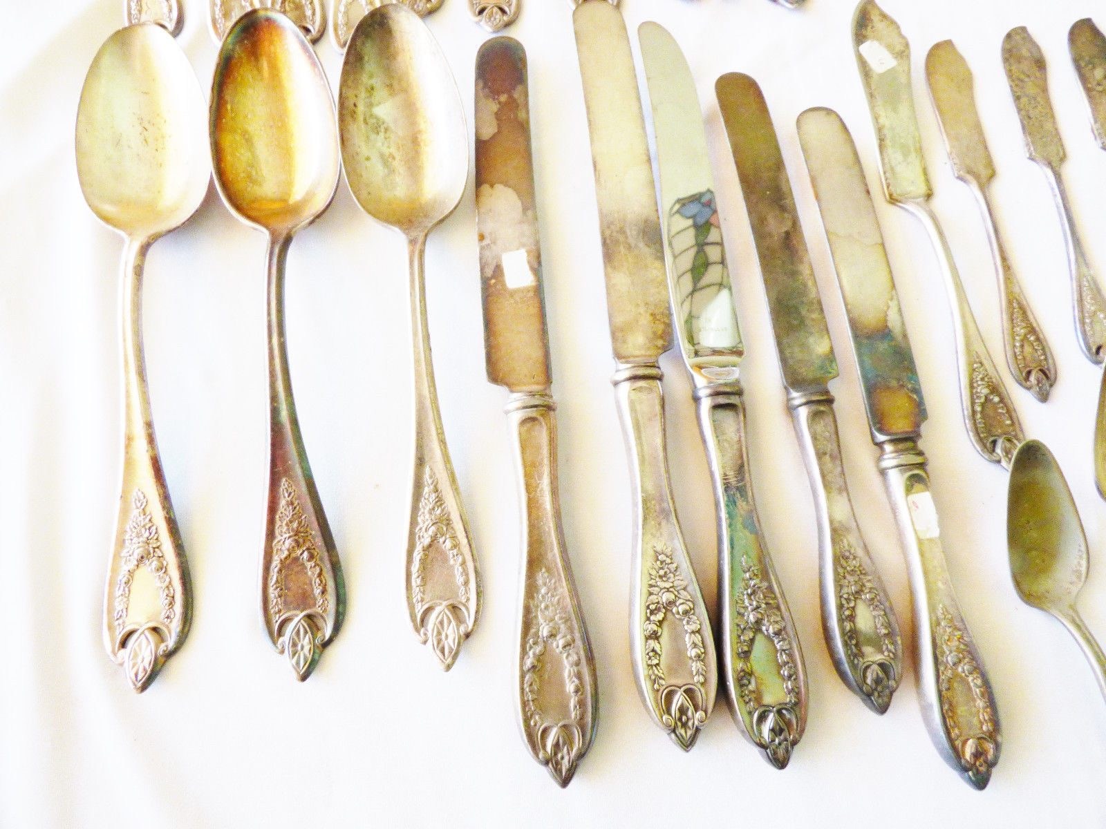 VTG 1911 41 pc 1847 Rogers Bros IS Triple Silver plate Old Colony