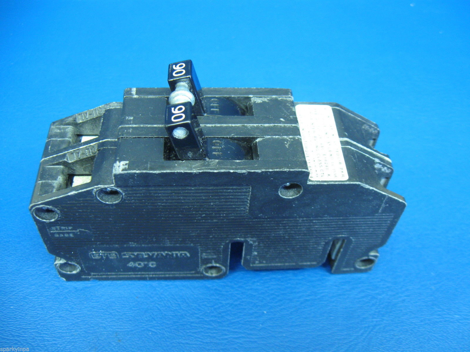 90A ZINSCO or GTE SYLVANIA 90 Amp 2 Pole BREAKER type Q GUARANTEED