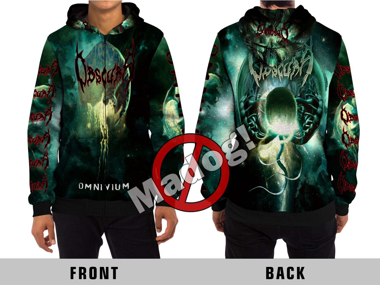 Obscura (Omnivium) Technical Death Metal Rock Band All Over Print