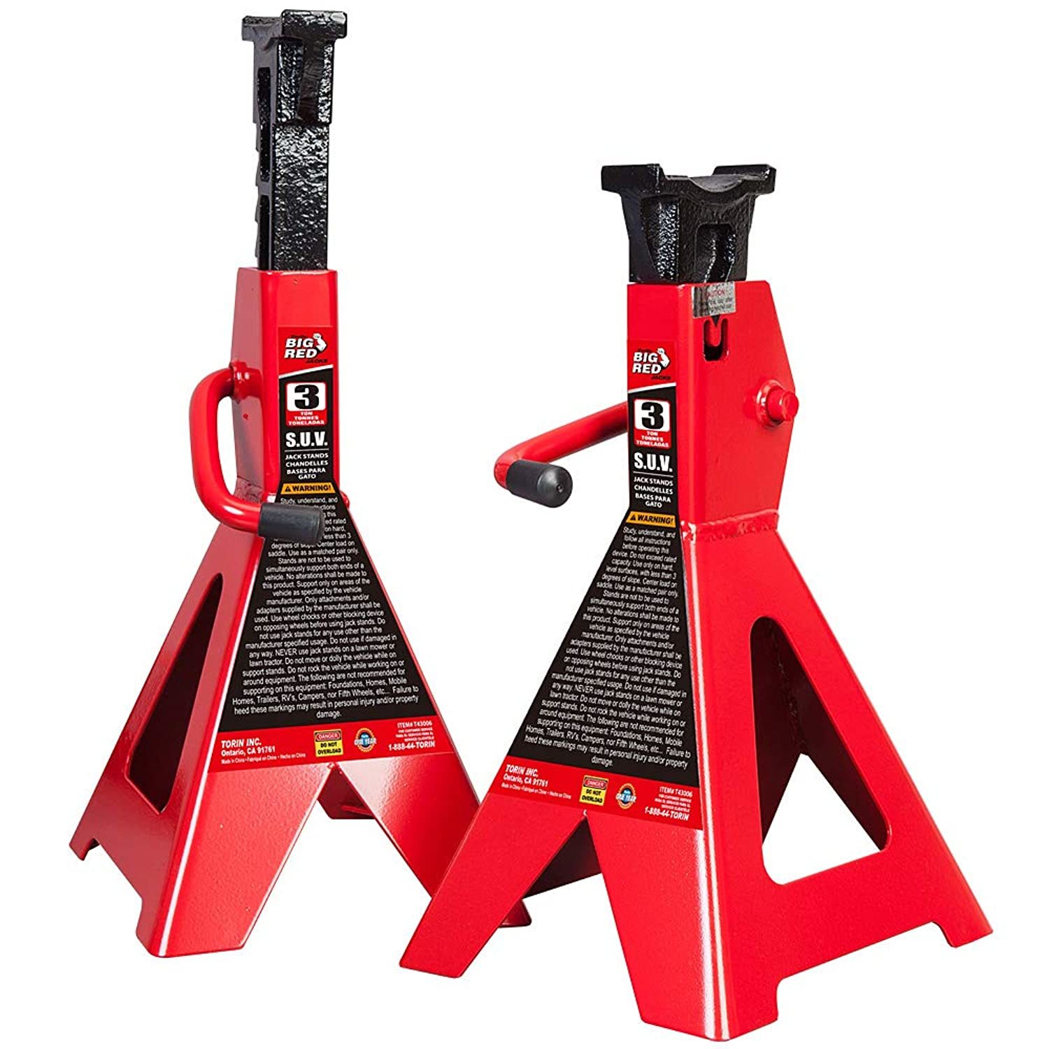 Primary image for Big Red T43006 Steel Jack Stands (Fits: Suvs And Extended Height Truck