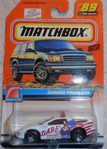  Matchbox 2000 Police Patrol "Camaro Police Car" #89 Mint On Sealed Card - $4.00