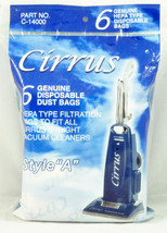 Cirrus Type A Vacuum Cleaner Bags C-14000 - $15.26