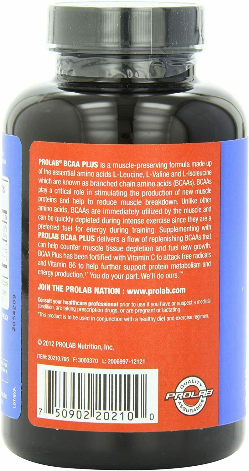 Prolab BCAA PLUS, Growth, Recovery, Strength, Lean Muscle 180